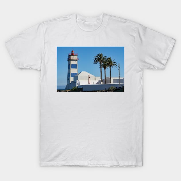 Cascais Lighthouse T-Shirt by newbeltane